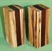 Blank #729 - Zebrawood & Peruvian Walnut - 2 Blanks ~ 2 1/4 x 2 5/8 x 6 ~ $19.99